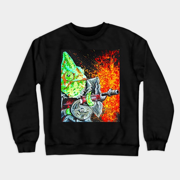 The Chameleon Crewneck Sweatshirt by Jacob Wayne Bryner 